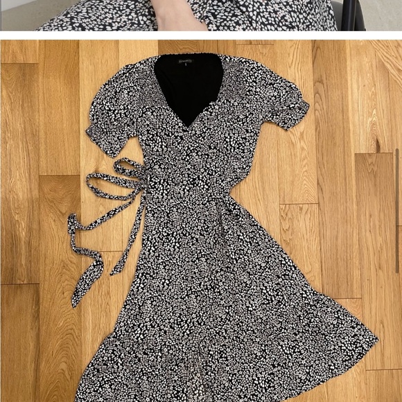 DYNAMITE | Miranda MIDI Wrap Dress - Picture 7 of 7